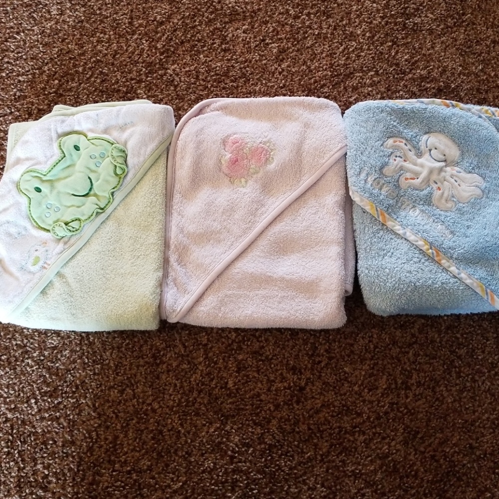 Hooded baby towels